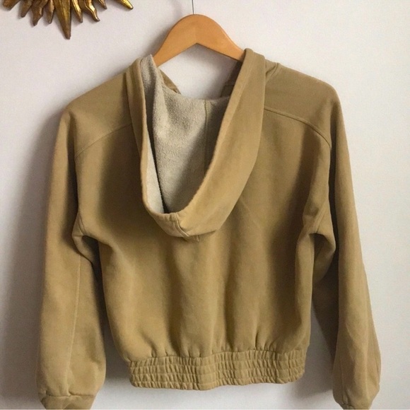 Free PEOPLE retro cinched waist hoodie xs - Picture 6 of 6